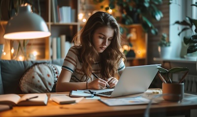 Baskisch Anfänger lernen Zuhause Schreibtisch