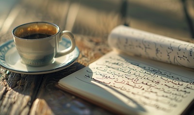 Libanesisch Arabisch Schrift Anfänger Notizbuch