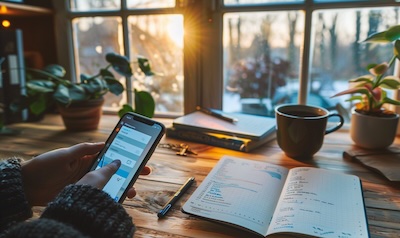 Litauisch lernen App und Notizbuch Anfänger