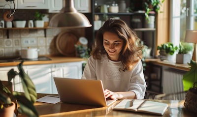Polnisch lernen Anfaenger zuhause am Laptop
